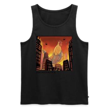 Monstercock 2 - Männer Premium Bio Tank Top - Schwarz - Vorne - Michal (187cm)