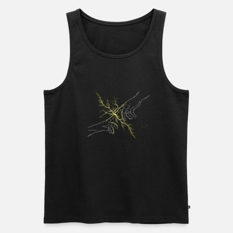 Stong bond - Männer Premium Bio Tank Top - Schwarz