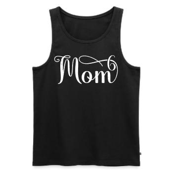 Mom6 Maman de 6 Maman de Six Enfants Cadeaux - Débardeur bio Premium Homme - noir - Devant - Michal (187cm)