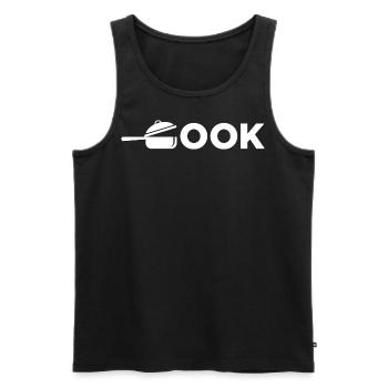 Cook - The Cook - Men's Premium Organic Tank Top - black - Front - AI Model Male 178 light (178cm)
