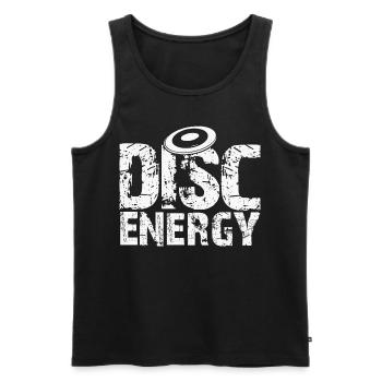 Disc Energy Disc Golfer Chemise - Débardeur bio Premium Homme - noir - Devant - Michal (187cm)