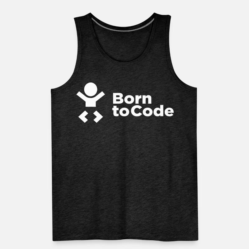 Born to Code Men's Premium Organic Tank Top