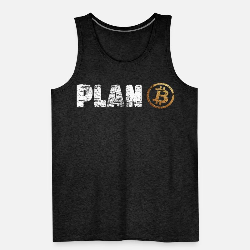 Plan B Bitcoin Krypto Crypto BTC Männer Premium Bio Tank Top