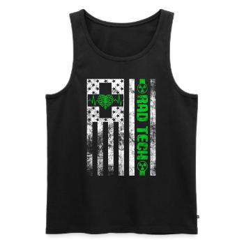 Abteilung für Radiologie Medizinische Bildgebung Witz Rad Tech - Männer Premium Bio Tank Top - Schwarz - Vorne - Michal (187cm)