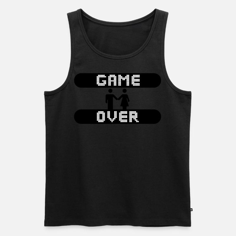 Game over - Männer Premium Bio Tank Top - undefined
