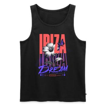 Ibiza Dream Streetwear - Männer Premium Bio Tank Top - Schwarz - Vorne - AI Model Male 178 light (178cm)