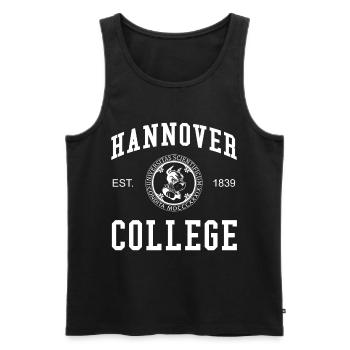 Collège de Hanovre Université Universität Hochschule - Débardeur bio Premium Homme - noir - Devant - Michal (187cm)