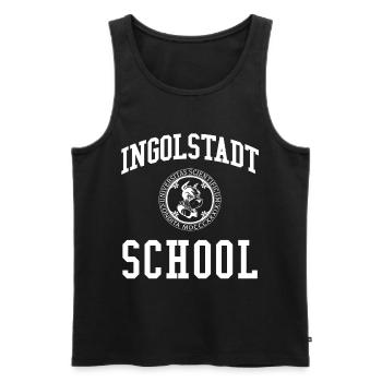 École d’Ingolstadt, Université Université - Débardeur bio Premium Homme - noir - Devant - AI Model Male 178 light (178cm)