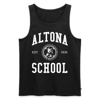 Hamburg Altona School Hochschule University Schule - Men's Premium Organic Tank Top - black - Front - Michal (187cm)