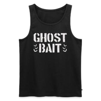 Geisterköder Paranormal Investigator Geisterjagd - Männer Premium Bio Tank Top - Schwarz - Vorne - AI Model Male 178 light (178cm)