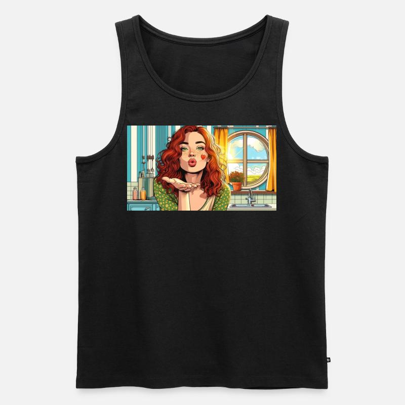Fangen - Männer Premium Bio Tank Top - Schwarz