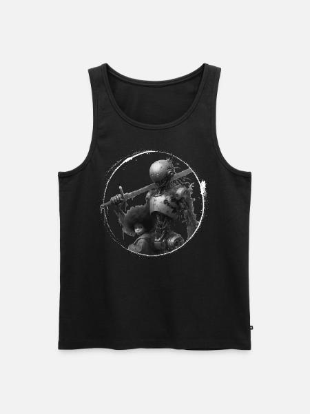 Der Wächter - Männer Premium Bio Tank Top - Schwarz
