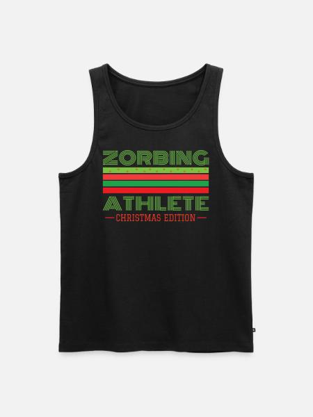 Zorbing Athlete - Men's Premium Organic Tank Top - black