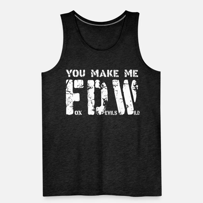 Fox Devils Wild FDW Fox Devil Wild Denglish Débardeur bio Premium Homme