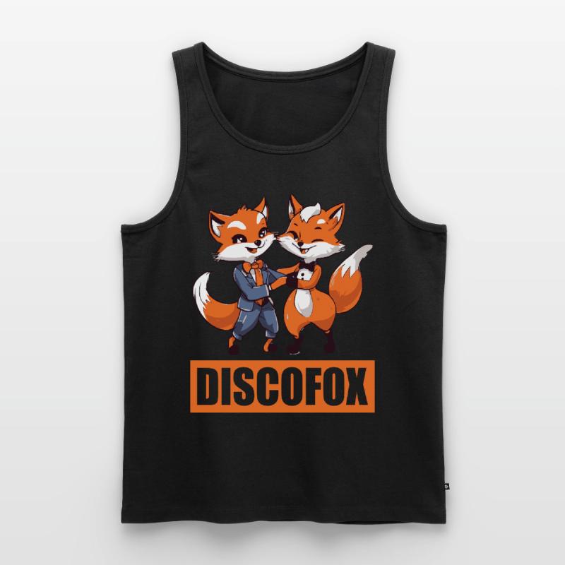 Discofox Dancing Dancer Dancer 80s Disco Men's Premium Organic Tank Top