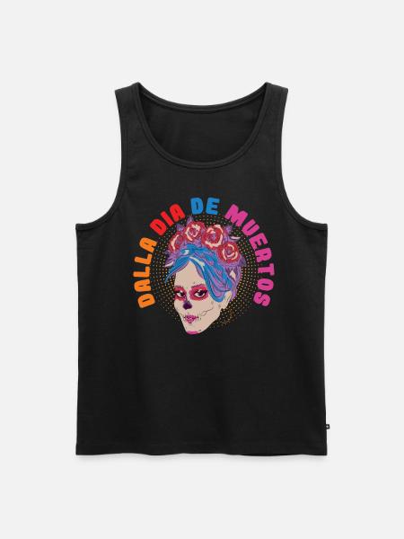 Dalla Dia De Muertos De Dødes Dag - Herre Premium økologisk tanktop - sort