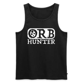 Ghost Hunter Paranormal Investigator Geisterjagd - Männer Premium Bio Tank Top - Schwarz - Vorne - AI Model Male 178 light (178cm)