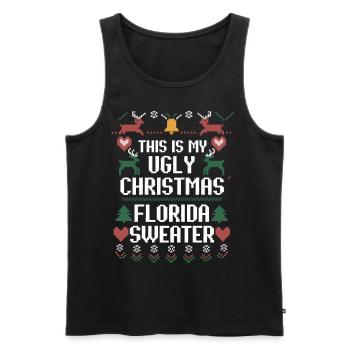 This is My Ugly Christmas Florida Sweater Xmas - Männer Premium Bio Tank Top - Schwarz - Vorne - Michal (187cm)