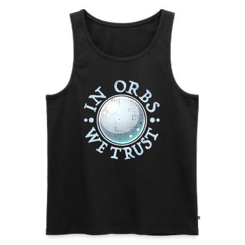 Ghost Hunter Paranormal Investigator Geisterjagd - Männer Premium Bio Tank Top - Schwarz - Vorne - AI Model Male 178 light (178cm)