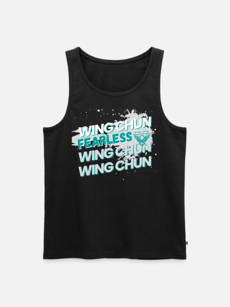 Wing Chun - Fearless - Men's Premium Organic Tank Top - black