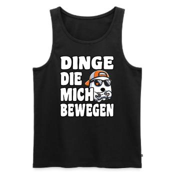 WASD Lustige Tastatur Sprüche für PC Gamer Fans - Männer Premium Bio Tank Top - Schwarz - Vorne - AI Model Male 178 light (178cm)