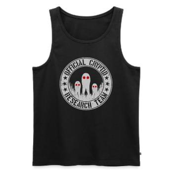 Kryptiden-Forschungsteam Außerirdische Fresno Nightcrawlers - Männer Premium Bio Tank Top - Schwarz - Vorne - AI Model Male 178 light (178cm)