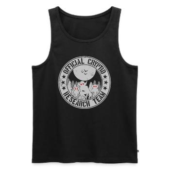 Kryptid Forschungsteam Außerirdische Hopkinsville Goblins - Männer Premium Bio Tank Top - Schwarz - Vorne - AI Model Male 178 light (178cm)