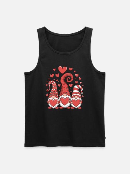 Love Gnomes - Men's Premium Organic Tank Top - black