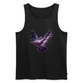 Celestial 8 - Männer Premium Bio Tank Top - Schwarz - Vorne - AI Model Male 178 light (178cm)
