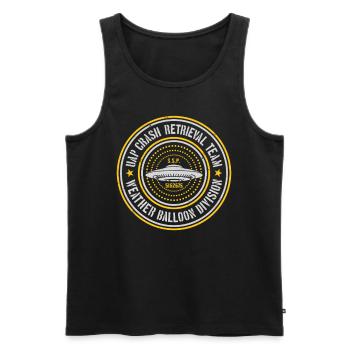 UAP Team zur Bergung von Crashs | Kugeln, UFOs, Außerirdische, UAPs - Männer Premium Bio Tank Top - Schwarz - Vorne - AI Model Male 178 light (178cm)