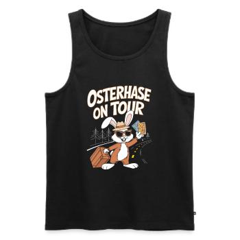 Ostern 2025 Lustiges - Männer Premium Bio Tank Top - Schwarz - Vorne - AI Model Male 178 light (178cm)