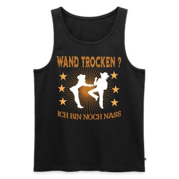 Country Western Tanzen Cowboy Line Dance - Männer Premium Bio Tank Top - Schwarz - Vorne - Michal (187cm)