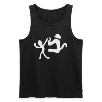 Nazca Lines | Peru Geoglyphs Las Líneas De Nazca - Men's Premium Organic Tank Top - black - Front - AI Model Male 178 light (178cm)