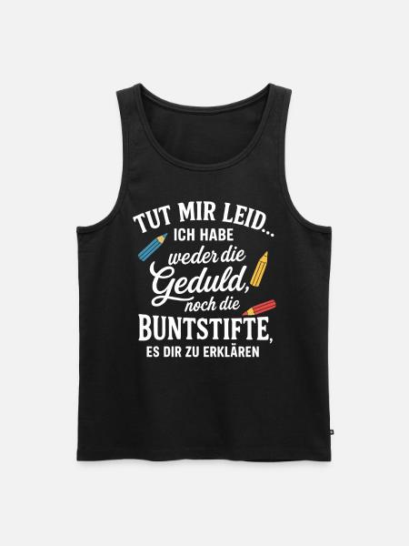 Sorry funny sayings - Men's Premium Organic Tank Top - black