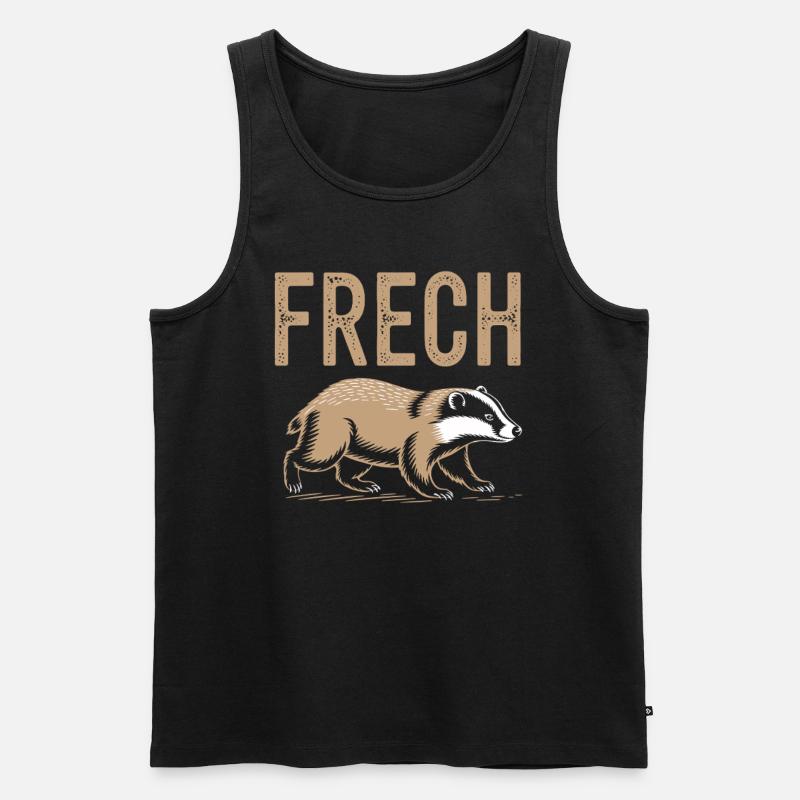 Frechdachs - Männer Premium Bio Tank Top - Schwarz