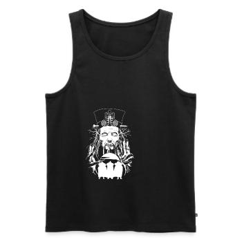 Big trouble in little china mit Lo Pans Geschenk - Männer Premium Bio Tank Top - Schwarz - Vorne - AI Model Male 178 light (178cm)
