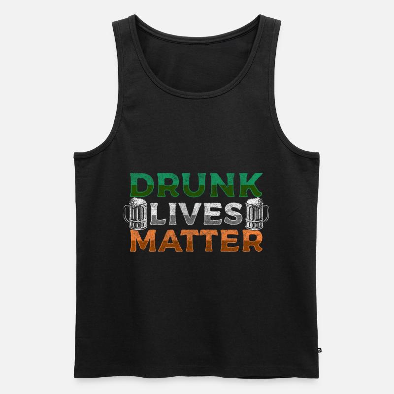 Pub Trinker Tourismus Insel - Männer Premium Bio Tank Top - Schwarz
