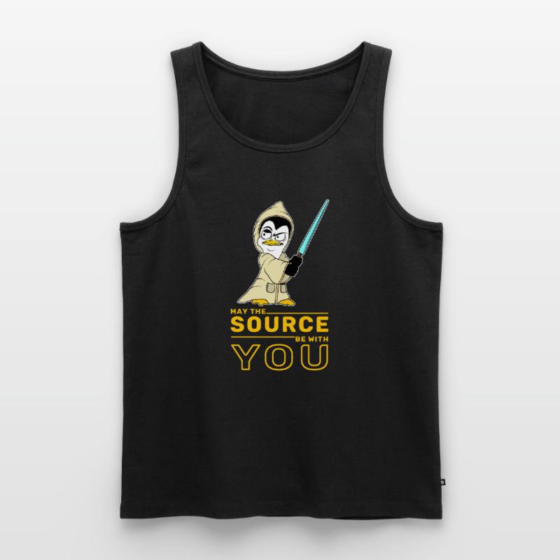 IT Nerd Linux Linux Pinguin Geek Software Engineer Männer Premium Bio Tank Top