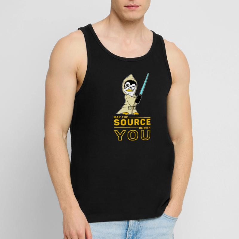 IT Nerd Linux Linux Pinguin Geek Software Engineer Männer Premium Bio Tank Top