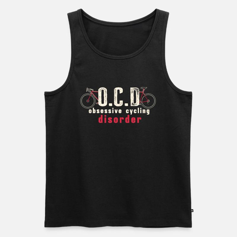 Trouble obsessionnel du cyclisme TOC - Débardeur bio Premium Homme - noir