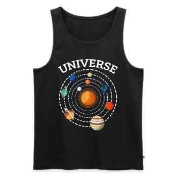 Venus Occupy Mars T-shirt Terraform Shirt Geschenk - Männer Premium Bio Tank Top - Schwarz - Vorne - AI Model Male 178 light (178cm)