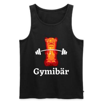 Gummibärchen Gummibären Gymibär - Männer Premium Bio Tank Top - Schwarz - Vorne - AI Model Male 178 light (178cm)