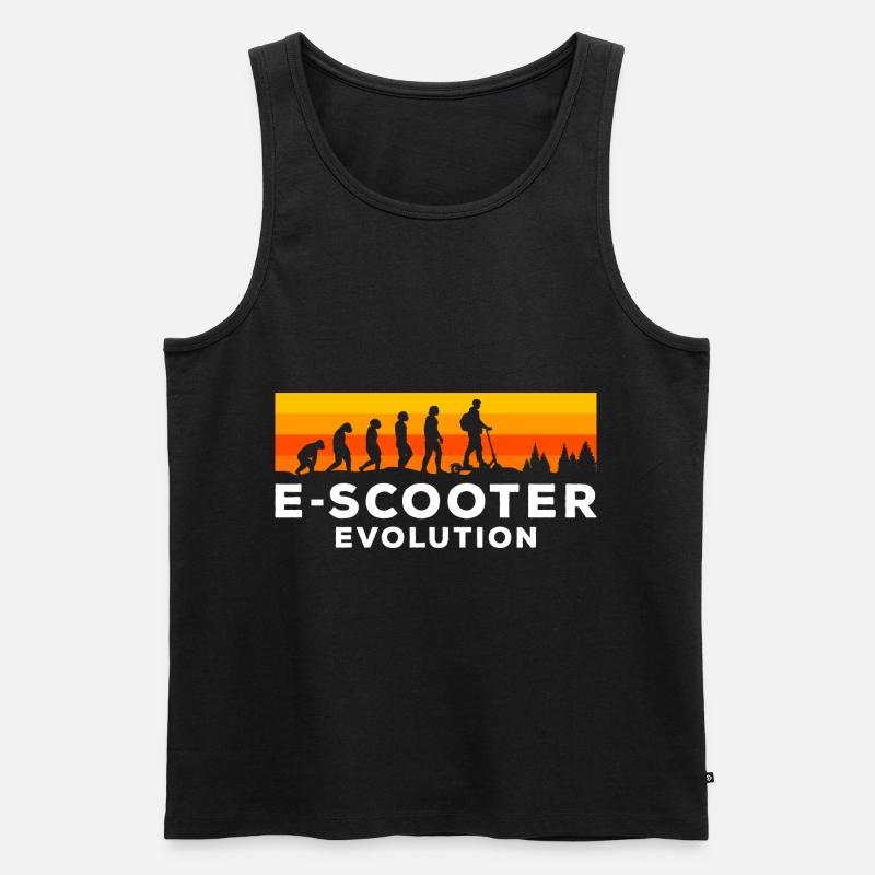 Roller Speed Motor - Männer Premium Bio Tank Top - Schwarz