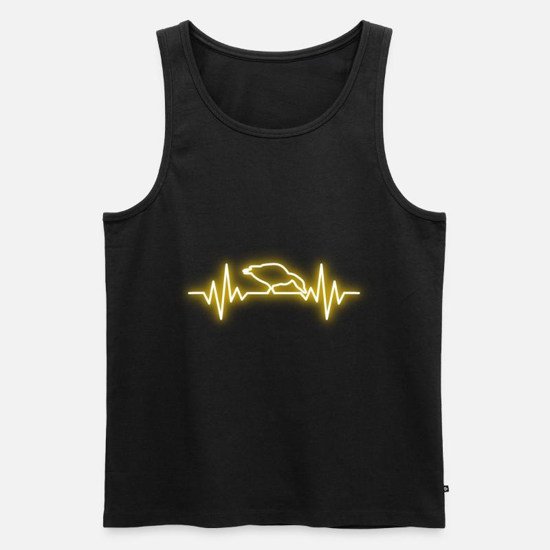 Ente - Männer Premium Bio Tank Top - Schwarz