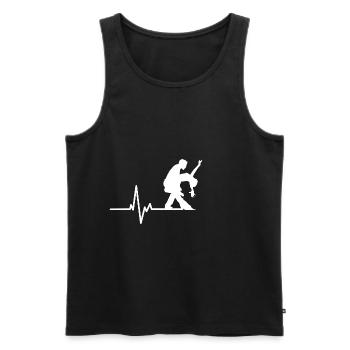 Pair of forest rings. Dance Teacher Gift - Men's Premium Organic Tank Top - black - Front - Michal (187cm)