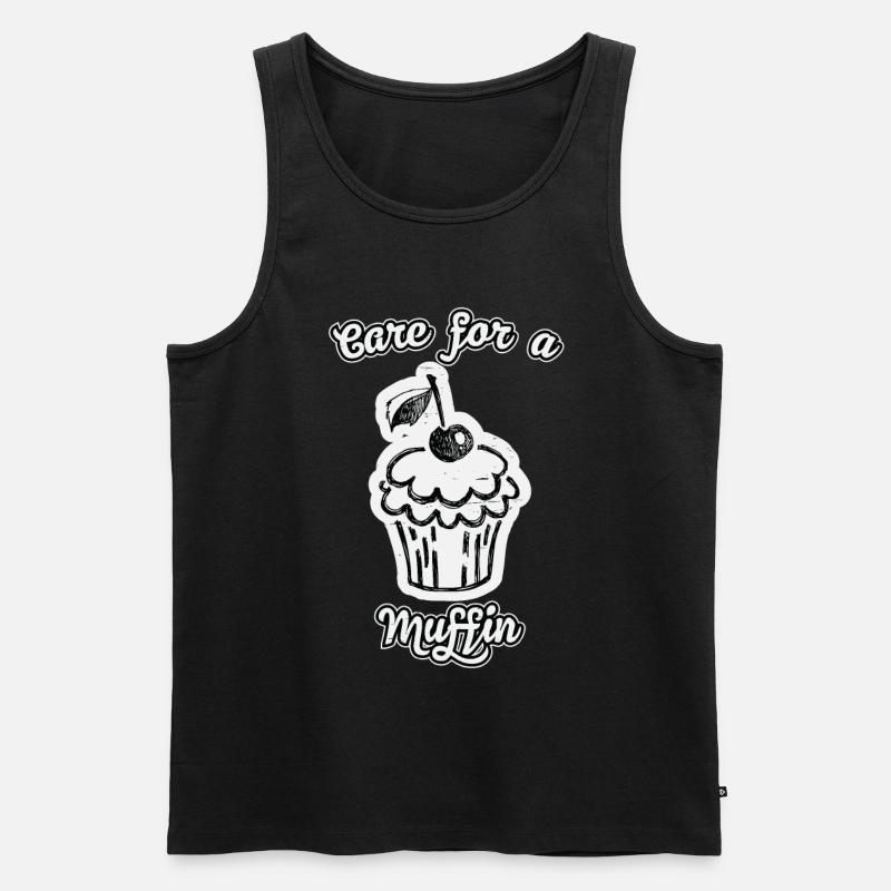 Muffin - Männer Premium Bio Tank Top - Schwarz