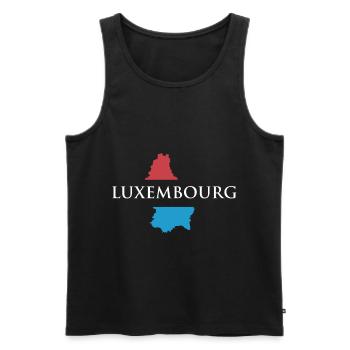 Luxembourg - Débardeur bio Premium Homme - noir - Devant - Michal (187cm)