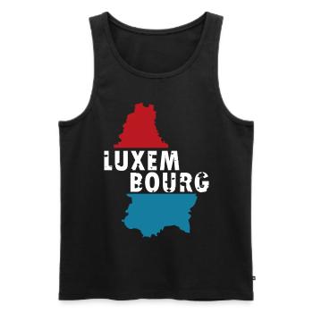 Luxembourg - Débardeur bio Premium Homme - noir - Devant - Michal (187cm)