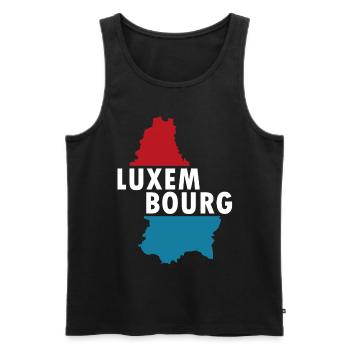 Luxembourg - Débardeur bio Premium Homme - noir - Devant - Michal (187cm)