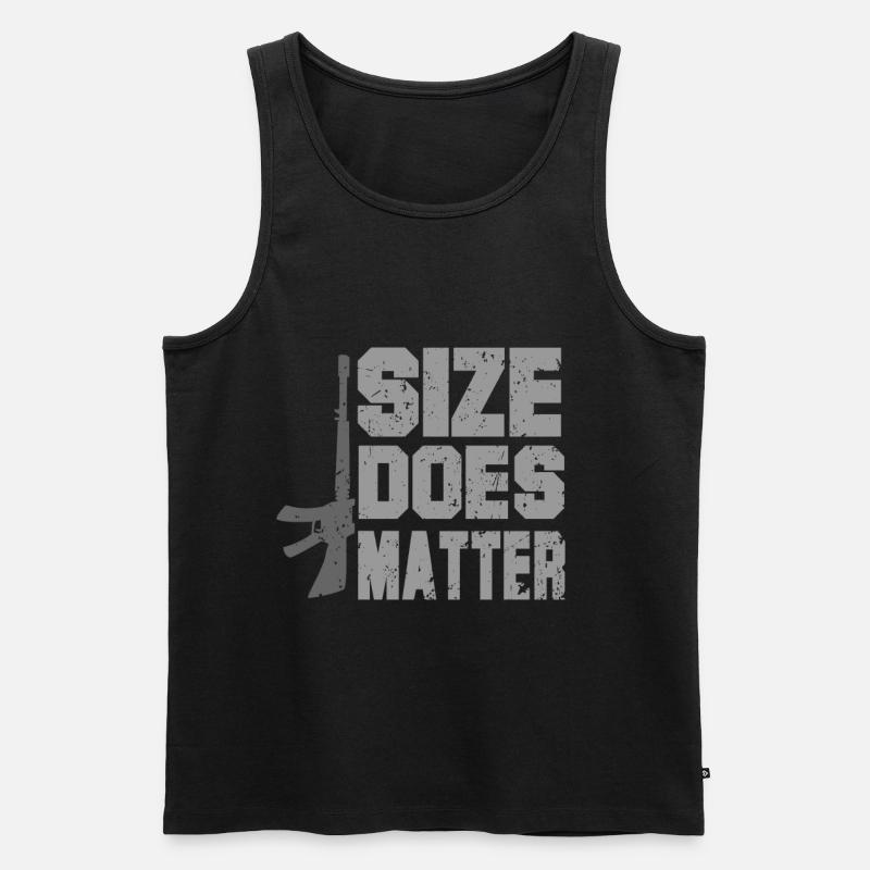 Schiessen - Männer Premium Bio Tank Top - Schwarz